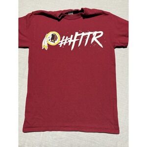 Vintage Washington Redskins HTTR T-Shirt - Men's‎ Maroon Football Tee Small
